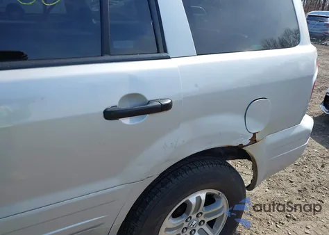 2005 Honda Pilot Ex-L из США, поврежденный, VIN 2HKYF18725H502429